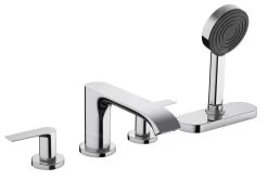 Hansgrohe Vivenis - Badrandkraan, 4-gats, SBox, Chroom 75444000