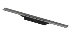 Tece TECEdrainprofile - Doucheprofiel 1000 Mm, Geborsteld Zwart Chroom 671001