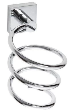 Sapho X-SQUARE - Haardrogerhouder, Chroom XQ005