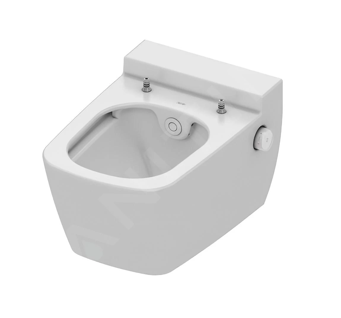 Geberit Kombifix - Inbouwreservoir Voor Hangend Toilet Met SIGMA01 Bedieningsknop, Alpine Wit + Tece One - Hangend Douche-wc En Wc-bril, Rimless, SoftClose 110.302.00.5 NT1 - Afbeelding 7