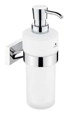 Nimco Keira - Zeepdispenser Met Houder, Mat Glas/chroom KE 22031W-26