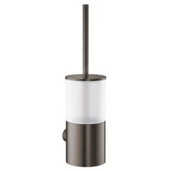 Grohe Atrio - Closetborstelhouder, Glas/geborsteld Hard Graphite 40314AL3