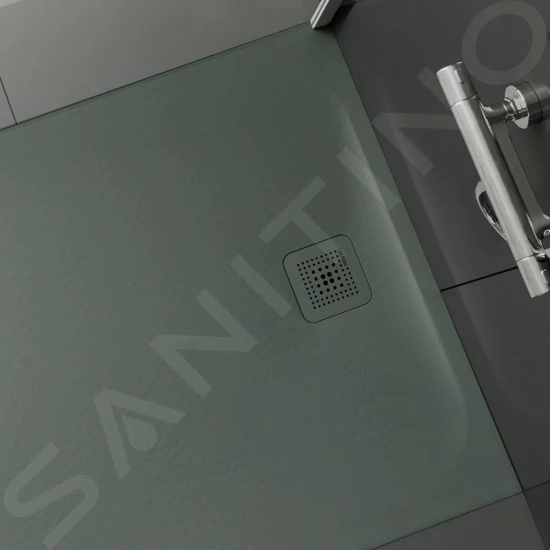 Laufen Pro - Douchebak 1000x1000 Mm, Mat Betongrijs H2119520790001 - Afbeelding 3