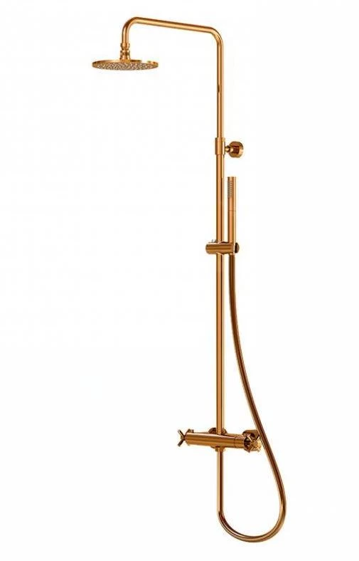 Steinberg 250 - Doucheset Met Thermostaat, Diameter 200 Mm, Rose Goud 250 2721 RG