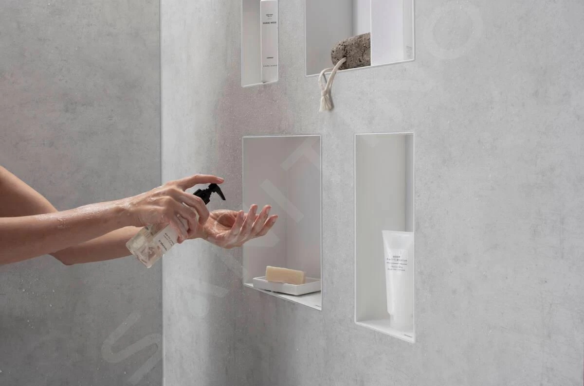 Hansgrohe XtraStoris Original - Inbouwnis, 300x900x100 Mm, Mat Wit 56067700 - Afbeelding 4