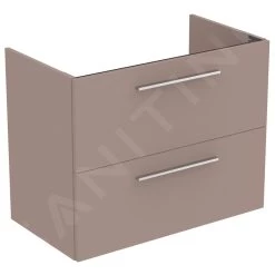 Ideal Standard I.Life A - Wastafelonderkast, 800x440x630 Mm, 2 Laden, Mat Beige T5256NH