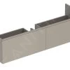 Geberit Xeno 2 - Wastafelonderkast Varicor 1400 Mm Met LED Verlichting En 2 Laden, Grijs/beige 500.348.00.1