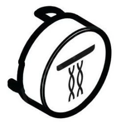 Hansgrohe Toebehoren - Select-knop Whirl, Zwart 92575610