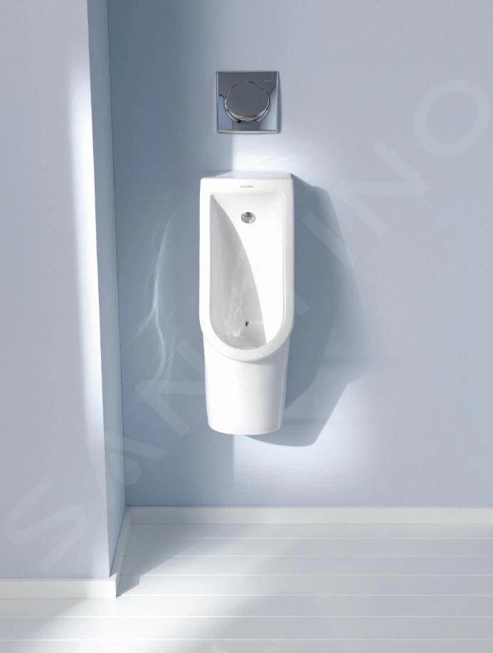 Duravit Starck 3 - Urinoir, Met Achterinlaat, Rimless, Alpine Wit 0827250000 - Afbeelding 3