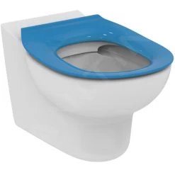 Ideal Standard Contour 21 - WC-zitting Voor Kinderen 7-11 Jaar (S3128 En S3126), Zonder Deksel, Blauw S454536