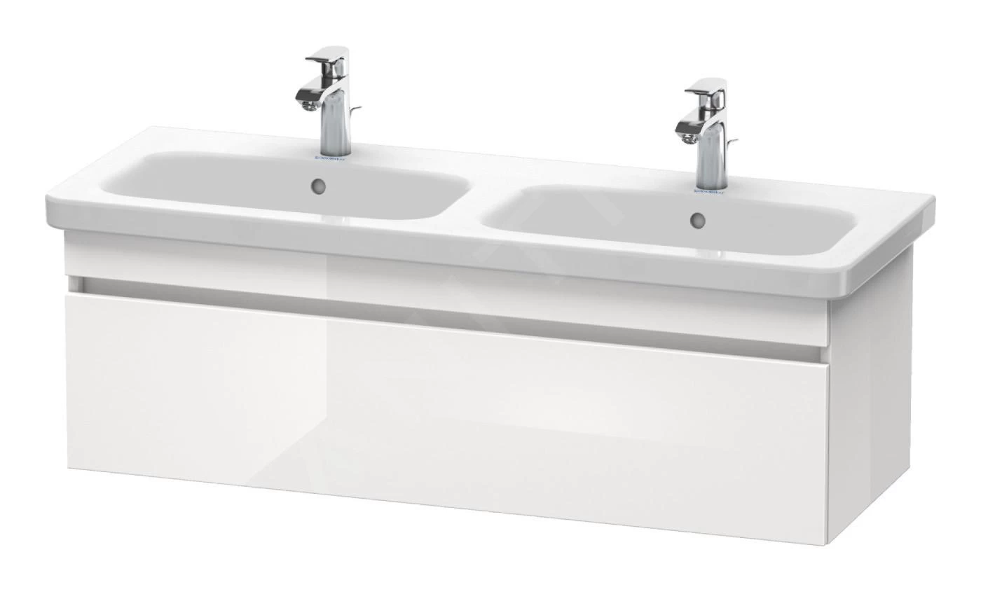 Duravit DuraStyle - Wastafelonderkast 398x1230x448 Mm, 1 Lade, Glanzend Wit DS639802222