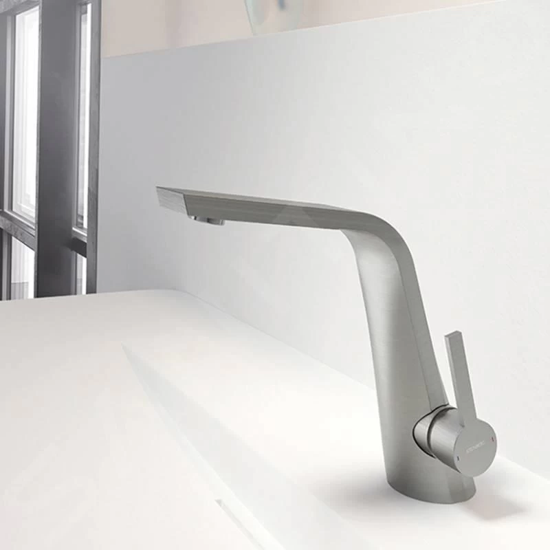 Steinberg 260 - Wastafelkraan Met Waste, Geborsteld Nikkel 260 1000 1 BN - Afbeelding 5