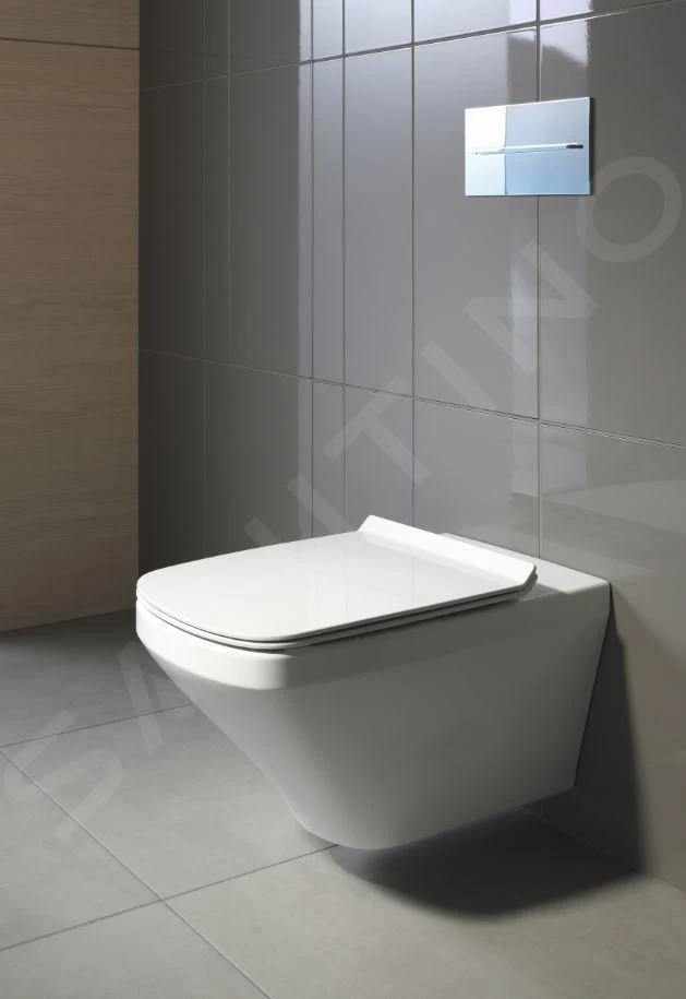 Duravit DuraStyle - Wandcloset, Rimless, Met WonderGliss, Alpine Wit 25510900001 - Afbeelding 3