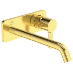 Ideal Standard Joy - Inbouw Wastafelkraan, Uitloop 220 Mm, Brushed Gold A7381A2