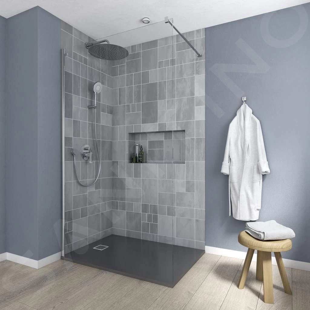 Ideal Standard Connect 2 - Douchewand Wetroom 1000 Mm, Silver Bright/helder Glas K9378EO - Afbeelding 4