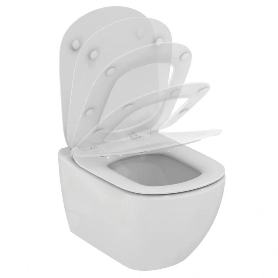 Ideal Standard ProSys - Toiletset- Inbouwreservoir, Closet, WC-zitting Tesi, Oleas M1 Bedieningsplaat, Aquablade, Softclose, Mat Chroom ProSys80M SP77 - Afbeelding 4