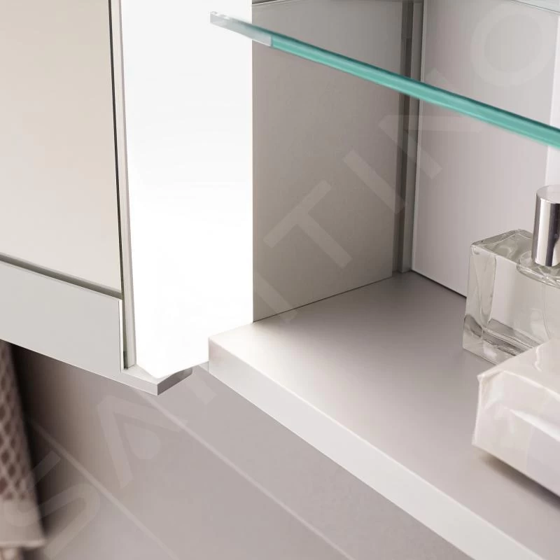 Keuco Royal Match - Spiegelkast Met LED-verlichting, Inbouw, 1200x700x149 Mm, Zilver Geanodiseerd 12814171311 - Afbeelding 4