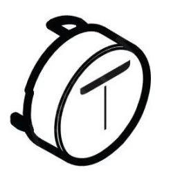 Hansgrohe Toebehoren - Select-knop Mono, Wit 92576450