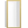 Hansgrohe XtraStoris Individual - Inbouwnis Met Designlijst, 300x150x100 Mm, Mat Wit/gepolijst Goud 56096990