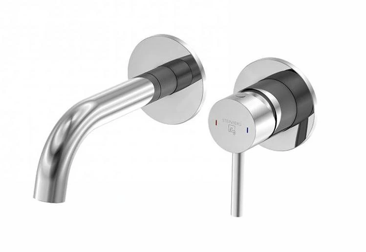 Steinberg 100 - Inbouw Wastafelkraan, 2-gats Installatie, Met Inbouwdeel, Chroom 100 1801