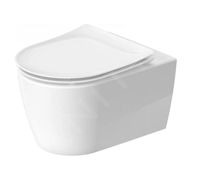 Duravit Soleil By Starck - Hangend Toilet Met SoftClose Zitting, Rimless, HygieneFlush, HygieneGlaze, Wit 45910920A1