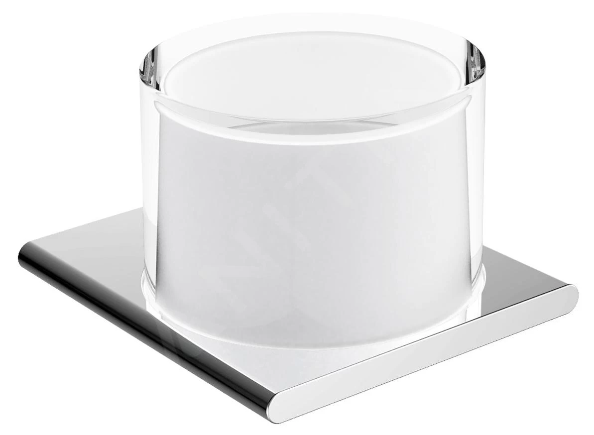 Keuco Edition 400 - Zeepdispenser Met Houder, 150 Ml, Mat Glas/chroom 11552019000