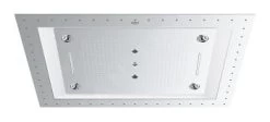 Grohe F-Digital Deluxe - Plafonddouche 6+ Straalsoorten Met Licht Rainshower F-Series 40 AquaSymphony, Chroom 26373001