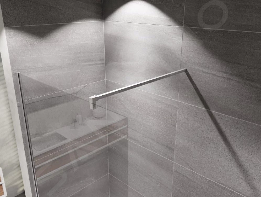 Lansanit LitEX - Walk-In Douchewand, 1200 Mm, Helder Glas W120-C - Afbeelding 4