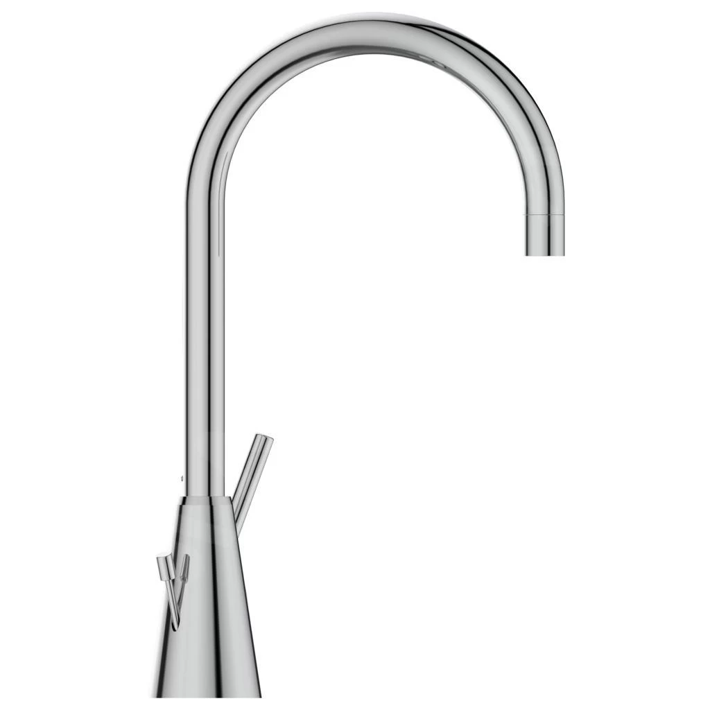 Ideal Standard CeraLine - Wastafelkraan Met Afvoer En Draaibare Uitloop, Chroom BC195AA - Afbeelding 3