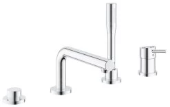 Grohe Concetto - Badrandkraan, 4-gats, Chroom 19576002