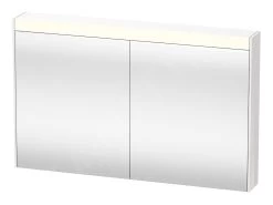 Duravit Brioso - Spiegelkast 760x1220x148 Mm, Links, 2 Deuren, Glans Wit BR7104022221000
