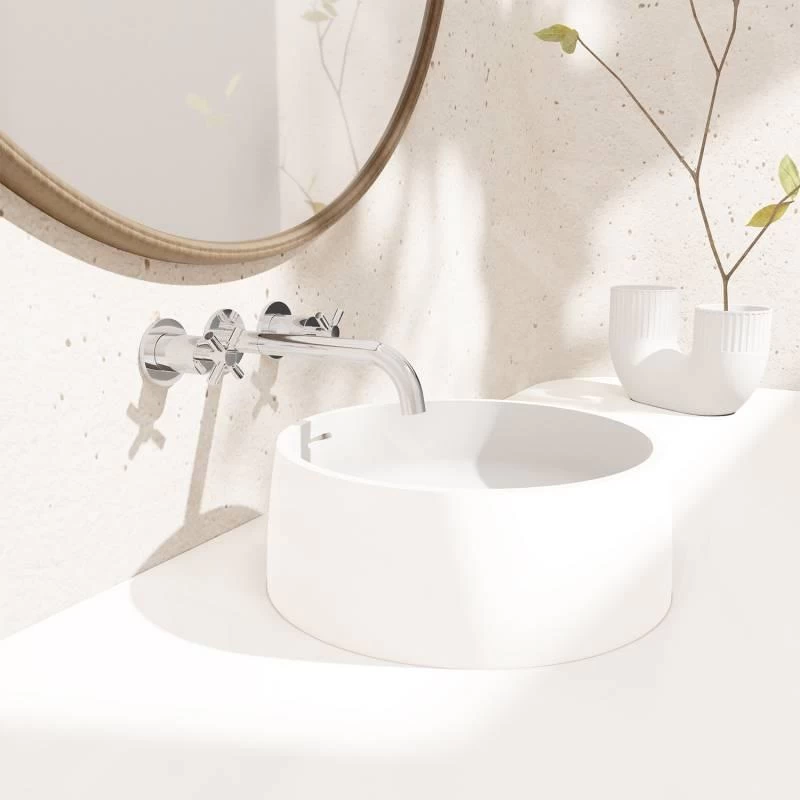 Steinberg 250 - Inbouw Wastafelkraan, 3-gats Installatie, Met Inbouwdeel, Chroom 250 1916 - Afbeelding 4