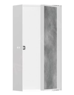 Hansgrohe XtraStoris Rock - Inbouwnis, Met Deur, 300x150x100 Mm, Mat Wit 56082700