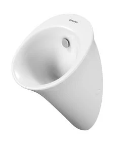 Duravit White Tulip - Urinoir, Verdekte Toevoer, Rimless, Met WonderGliss, Wit 28173000001