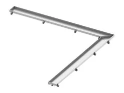 Tece TECEdrainline - Rooster Voor Hoekdouchegoot 900 Mm, Gepolijst Roestvrij Staal 610982