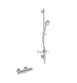 Hansa Micra - Doucheset Met Thermostaat, 3 Stralen, Chroom 48150171