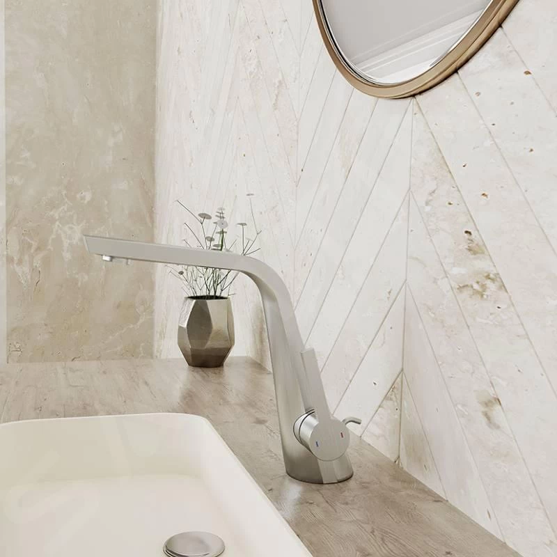 Steinberg 260 - Wastafelkraan Met Waste, Geborsteld Nikkel 260 1000 1 BN - Afbeelding 4