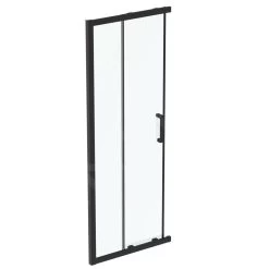 Ideal Standard Connect 2 - Schuif Douchedeur, 2-delig, 900 Mm, Zwart/helder Glas K9261V3