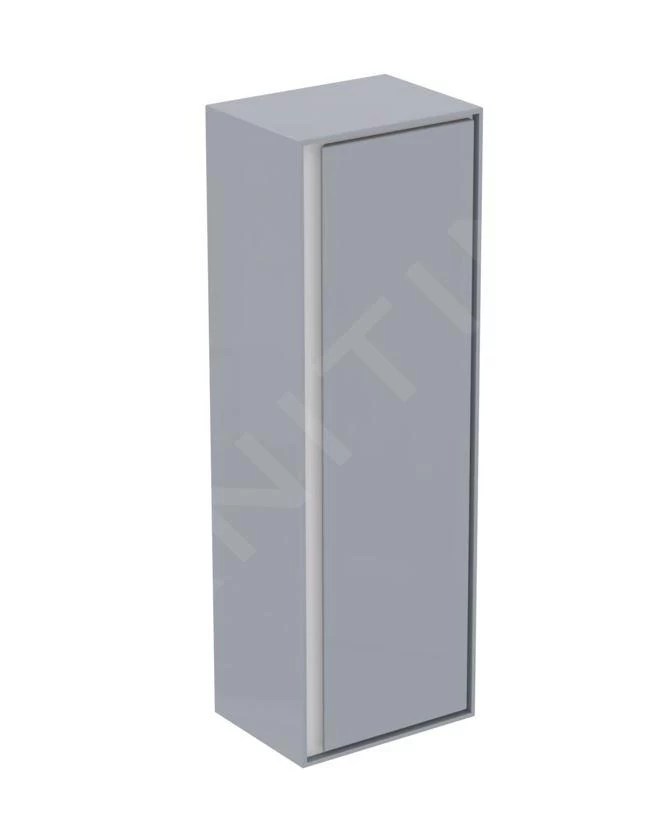 Ideal Standard Connect Air - Hoge Kast 400x300x1200 Mm, Glanzend Licht Grijs/mat Wit E0834EQ