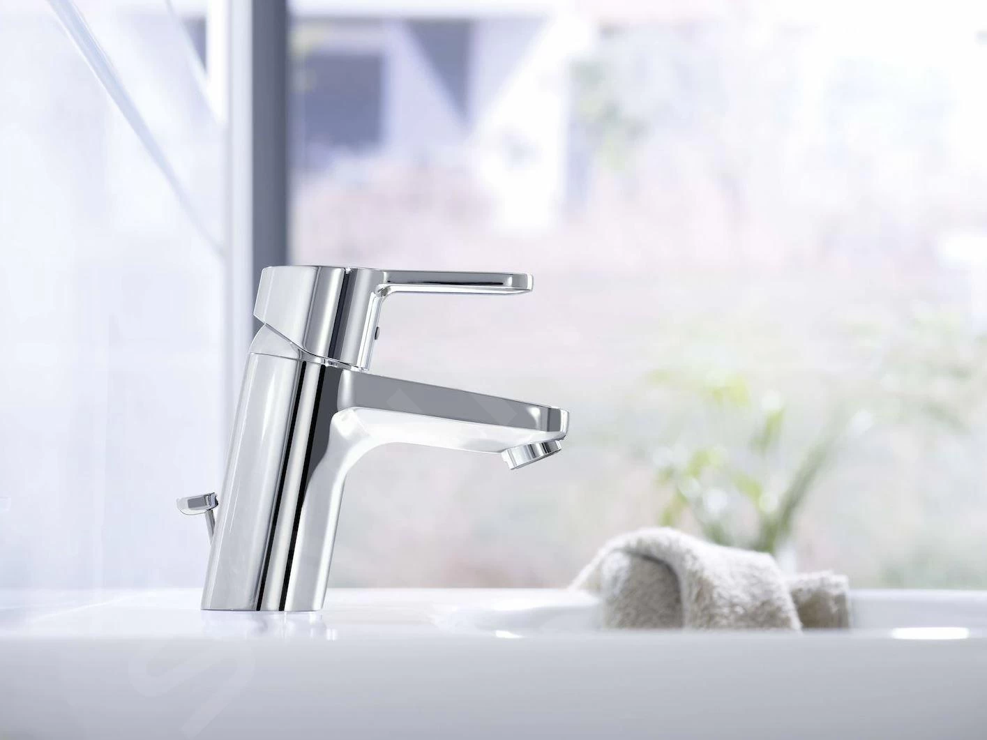 Hansa Primo - Wastafelkraan Met Afvoergarnituur, Chroom 49402203 - Afbeelding 5