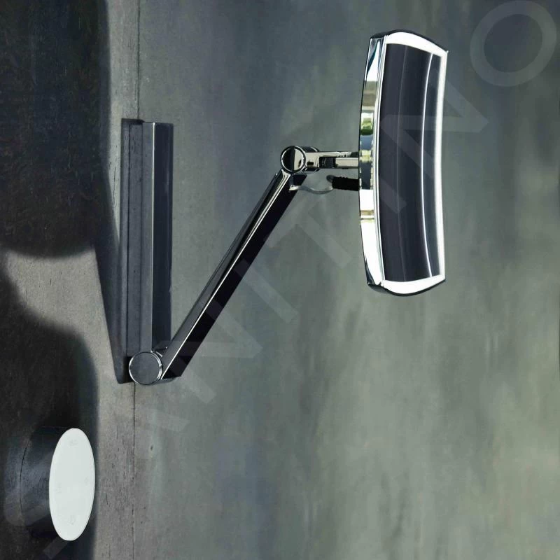 Keuco Make-up Spiegels - Make-up Spiegel Met LED Verlichting, Wandbevestiging, Chroom 17613019002 - Afbeelding 3