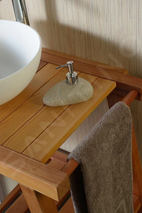 Sapho Ridder Little Rock - Zeepdispenser, Beige/chroom 22190509 - Afbeelding 2