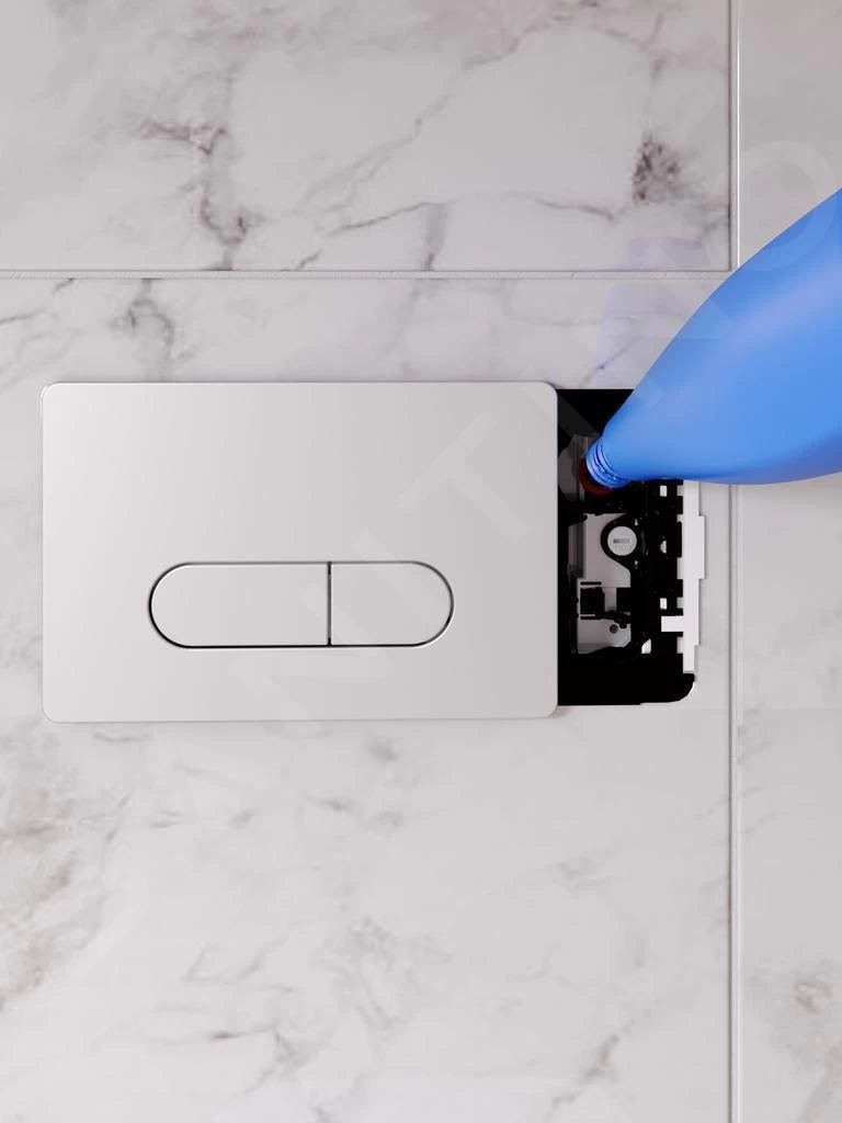 Ideal Standard ProSys - Toiletset- Inbouwreservoir, Closet, WC-zitting Tesi, Oleas M1 Bedieningsplaat, Aquablade, Softclose, Mat Chroom ProSys80M SP77 - Afbeelding 9