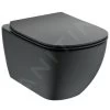 Ideal Standard Tesi - Hangend Toilet Met SoftClose Wc Bril, Aquablade, Zwart T3546V3