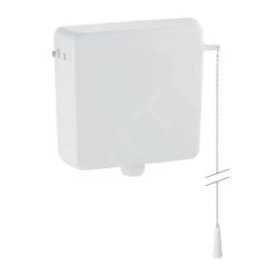 Geberit Toebehoren - Spoelreservoir, Zij Inlaat, Alpine Wit 123.700.11.1