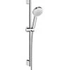 Hansgrohe Crometta 100 - Vario Glijstangset, EcoSmart 9l/min, Glijstang 650 Mm, Wit/chroom 26654400