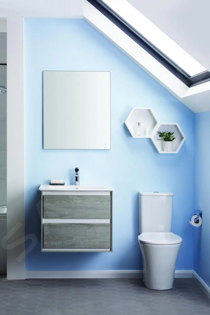 Ideal Standard Connect Air - Wastafelonderkast 600x440x517 Mm, Bruin Mat/wit Mat E0818VY - Afbeelding 4