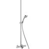 Hansgrohe Croma 220 - Doucheset Showerpipe Met Thermostaat, 220 Mm, 1 Jet, Chroom 27223000