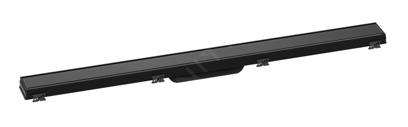 Hansgrohe RainDrain Match - Douchegoot Met Rvs Rooster 900, In Hoogte Verstelbaar Frame, Zwart 56040610