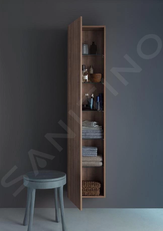 Duravit DuraStyle - Hoge Kast 1800x400x240 Mm, Links, Glanzend Wit DS1228L2222 - Afbeelding 3